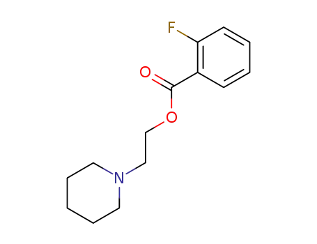 2-fluoro-benzoic acid-(2-piperidino-ethyl ester)