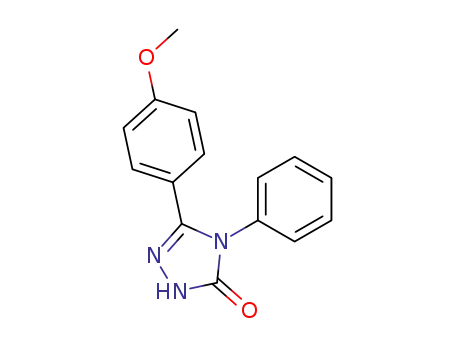 3H-1,2,4-Triazol-3-one, 2,4-dihydro-5-(4-methoxyphenyl)-4-phenyl-