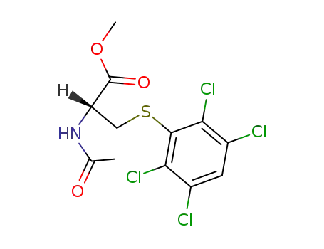 L-Cysteine, N-acetyl-S-(2,3,5,6-tetrachlorophenyl)-, methyl ester
