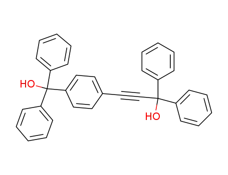 1-Diphenylhydroxymethyl-4-(3',3'-diphenylhydroxy-1'-propinyl)-benzol