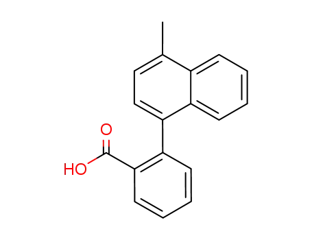 Molecular Structure of 855292-50-1 (2-(4-methyl-[1]naphthyl)-benzoic acid)