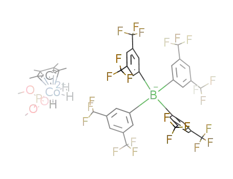 [(pentamethylcyclopentadienyl)CoH(η2-dihydrogen)(P(OMe)3)](B(3,5-(CF3)2C6H3)4)