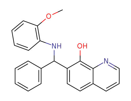 7-[(2-methoxyphenylamino)phenylmethyl]quinolin-8-ol
