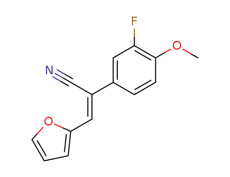 2-(3-fluoro-4-methoxy-phenyl)-3<i>c</i>-[2]furyl-acrylonitrile