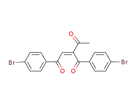 Molecular Structure of 107523-27-3 (3-(4-bromo-benzoyl)-1-(4-bromo-phenyl)-pent-2<i>t</i>-ene-1,4-dione)