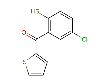 (5-chloro-2-mercapto-phenyl)-[2]thienyl ketone