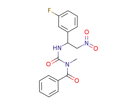 N<sup>1</sup>-benzoyl-N<sup>3</sup>-[1-(3-fluorophenyl)-2-nitroethyl]-N<sup>1</sup>-methylurea