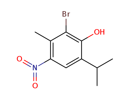 Phenol, 2-bromo-3-methyl-6-(1-methylethyl)-4-nitro-