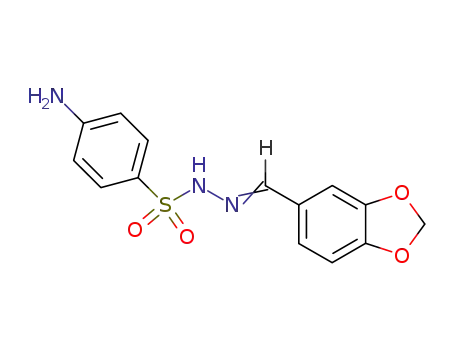 4-Amino-N'-(1,3-benzodioxol-5-ylmethylene)benzenesulfonohydrazide