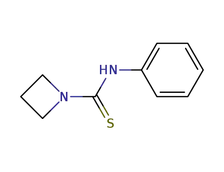 Molecular Structure of 3420-61-9 (azetidine-1-carbothioic acid anilide)