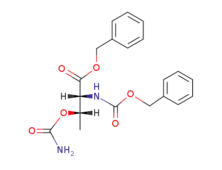 <i>N</i>-benzyloxycarbonyl-<i>O</i>-carbamoyl-DL-threonine benzyl ester