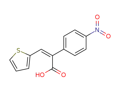 2-(4-nitro-phenyl)-3-thiophen-2-yl-acrylic acid