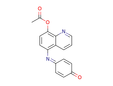 4-(8-acetoxy-[5]quinolylimino)-cyclohexa-2,5-dienone