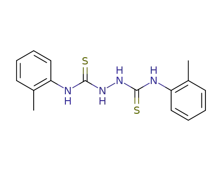 hydrazine-<i>N</i>,<i>N</i>'-bis-carbothioic acid di-<i>o</i>-toluidide