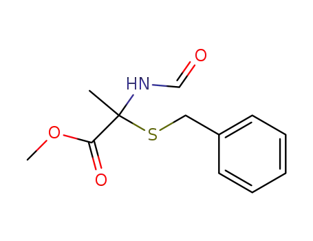 α-Formamido-α-benzylmercapto-propionsaeure-methylester