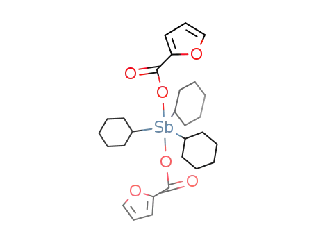 tricyclohexylantimony (O<sub>2</sub>C-2-C<sub>4</sub>H<sub>3</sub>O)2