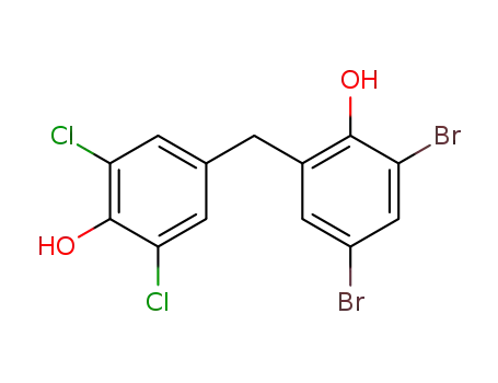 Phenol, 2,4-dibromo-6-[(3,5-dichloro-4-hydroxyphenyl)methyl]-