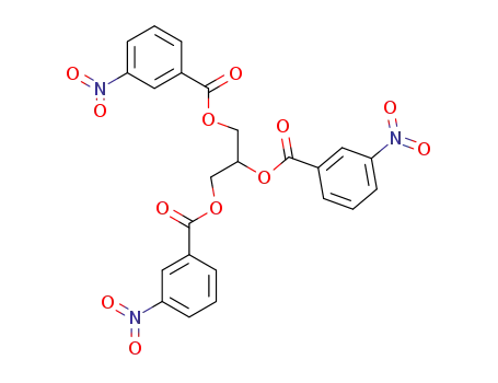 Molecular Structure of 124112-24-9 (1,2,3-tris-(3-nitro-benzoyloxy)-propane)