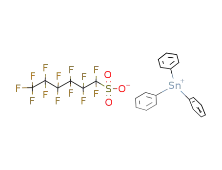 Molecular Structure of 116211-35-9 (triphenyltin perfluoro-n-hexanesulfonate)
