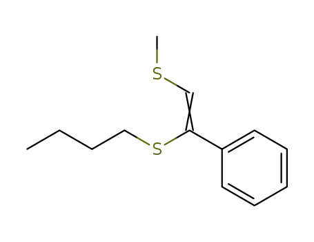 (Ξ)-α-butylsulfanyl-β-methylsulfanyl-styrene