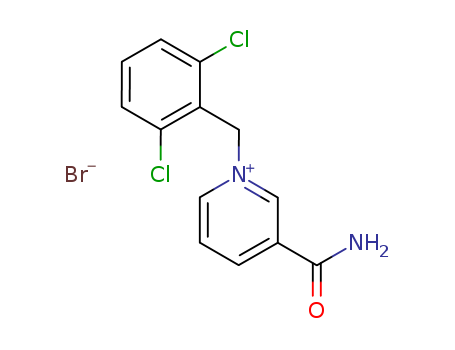 Pyridinium, 3-(aminocarbonyl)-1-[(2,6-dichlorophenyl)methyl]-, bromide