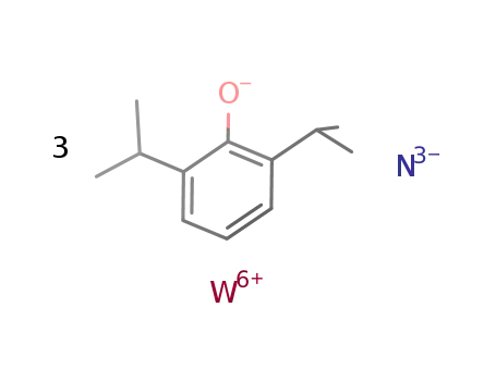 W<sup>(6+)</sup>*N<sup>(3-)</sup>*3((CH<sub>3</sub>)2CH)2C<sub>6</sub>H<sub>3</sub>O<sup>(1-)</sup>=W(N)(OC<sub>6</sub>H<sub>3</sub>(CH(CH<sub>3</sub>)2)2)3