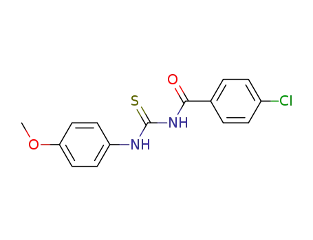 Benzamide, 4-chloro-N-[[(4-methoxyphenyl)amino]thioxomethyl]-
