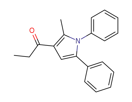 1-(2-methyl-1,5-diphenyl-pyrrol-3-yl)-propan-1-one