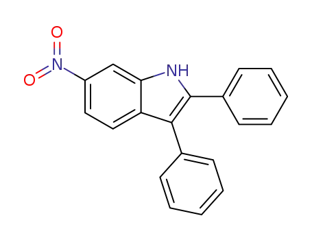 Molecular Structure of 1741-98-6 (6-nitro-2,3-diphenyl-indole)
