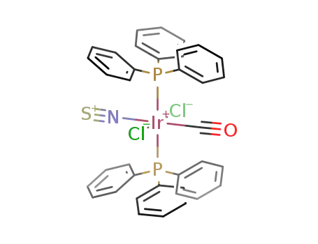 Ir(CO)(NS)Cl<sub>2</sub>(P(C<sub>6</sub>H<sub>5</sub>)3)2