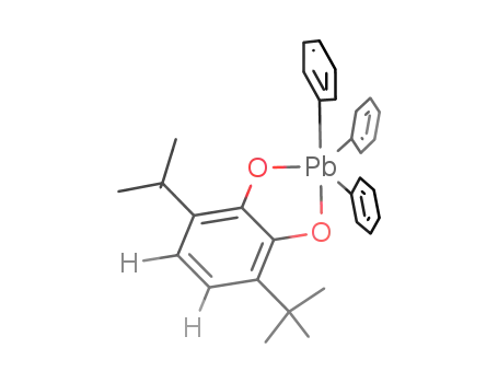 (t-C<sub>4</sub>H<sub>9</sub>)2C<sub>6</sub>H<sub>2</sub>OPb(C<sub>6</sub>H<sub>5</sub>)3