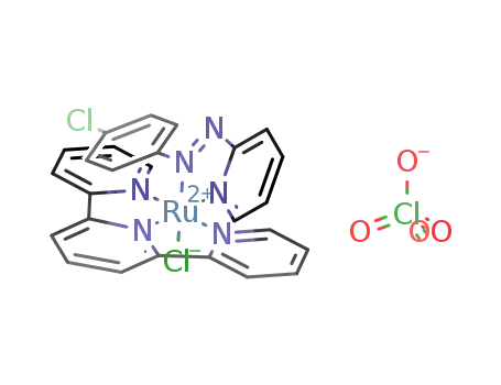chloro(2,2':6,2''-terpyridine)(NC<sub>5</sub>H<sub>4</sub>NNC<sub>6</sub>H<sub>4</sub>-p-Cl)ruthenium(II) perchlorate