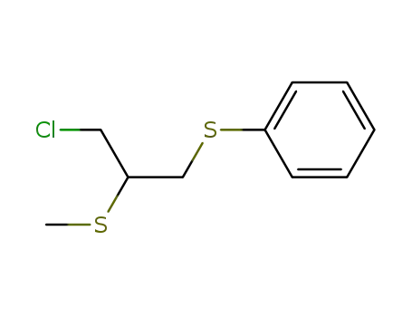 Molecular Structure of 69668-76-4 (1-Chlor-2-methylthio-3-phenylthio-propan)