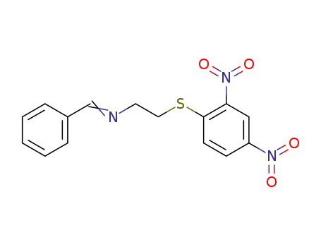 [2-(2,4-Dinitro-phenylsulfanyl)-ethyl]-[1-phenyl-meth-(E)-ylidene]-amine
