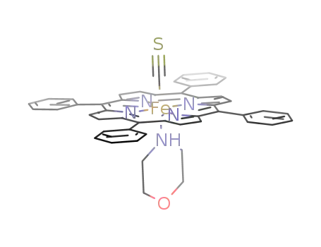 (C(C<sub>6</sub>H<sub>5</sub>)C<sub>4</sub>H<sub>2</sub>N)4FeCS(NHC<sub>4</sub>H<sub>8</sub>O)