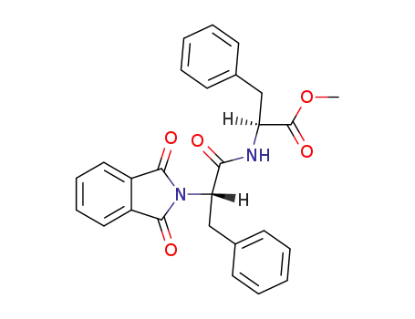 Molecular Structure of 103158-24-3 (<i>N</i>-(<i>N</i>,<i>N</i>-phthaloyl-L-phenylalanyl)-L-phenylalanine-methyl ester)
