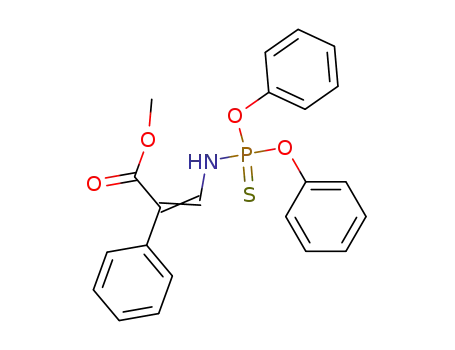 Molecular Structure of 37390-48-0 (N-(β-Methoxycarbonyl-styryl)-O.O-diphenyl-thiophosphorsaeureamid)