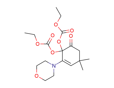2,2-bis-ethoxycarbonyloxy-5,5-dimethyl-3-morpholin-4-yl-cyclohex-3-enone