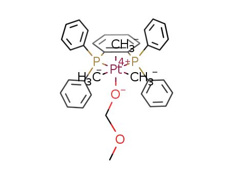 fac-(o-bis(diphenylphosphino)benzene)PtMe<sub>3</sub>(OCH<sub>2</sub>OCH<sub>3</sub>)