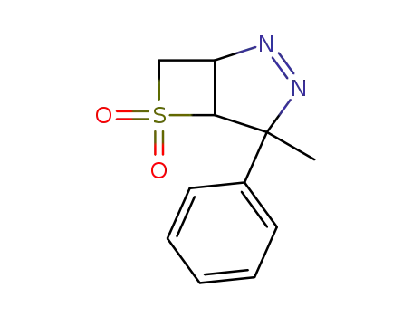4-methyl-4-phenyl-6-thia-2,3-diaza-bicyclo[3.2.0]hept-2-ene 6,6-dioxide