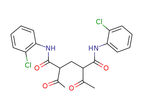1.3-Diacetyl-1.3-bis-<2-chlor-phenyl-carbamoyl>-propan