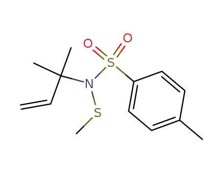 Benzenesulfonamide,
N-(1,1-dimethyl-2-propenyl)-4-methyl-N-(methylthio)-