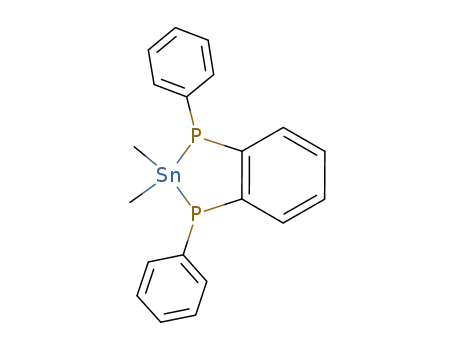 Molecular Structure of 81021-52-5 (1H-1,3,2-Benzodiphosphastannole,
2,3-dihydro-2,2-dimethyl-1,3-diphenyl-, cis-)