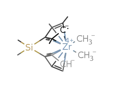 Me<SUB>2</SUB>Si(CpMe<SUB>4</SUB>)(Cp)ZrMe<SUB>2</SUB>