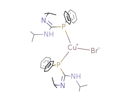 CuBr(Ph<sub>2</sub>PC(NiPr)NHiPr)2