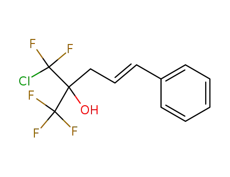 trans-1-Phenyl-4-hydroxy-4-trifluormethyl-4-chlordifluormethyl-buten-<sup>(1)</sup>