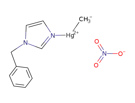 [MeHg(N-benzylimidazole)]NO<sub>3</sub>
