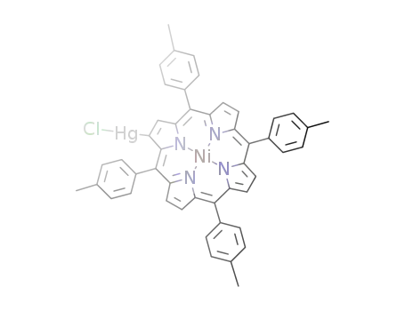 2-chloromercuri-5,10,15,20-tetrakis(4-methylphenyl)porphyrinatonickel(II)