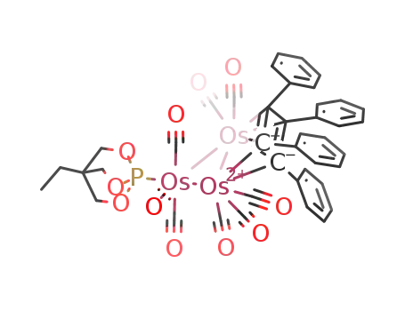 Os3(CO)8(P(OCH2)3CEt)(μ-C4Ph4)