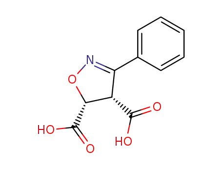 (+/-)-3-phenyl-4,5-dihydro-isoxazole-4<i>r</i>,5<i>c</i>-dicarboxylic acid